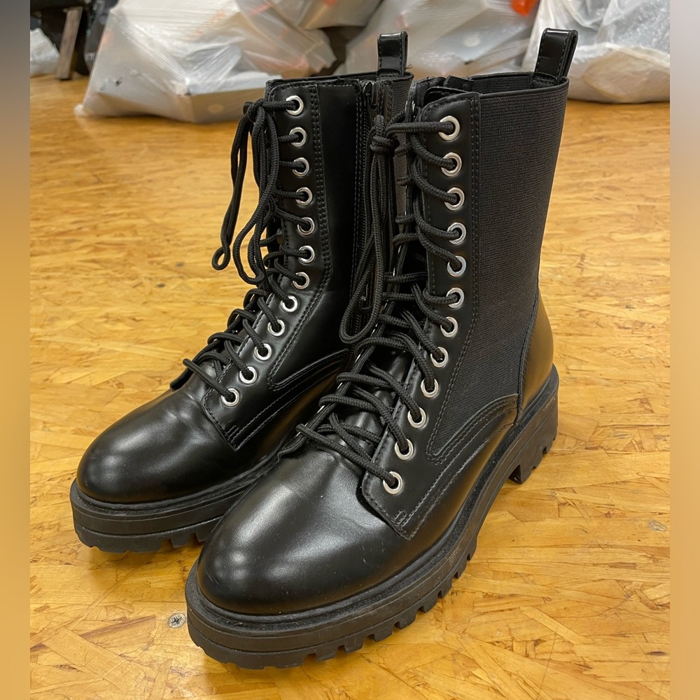 Black Combat Boots